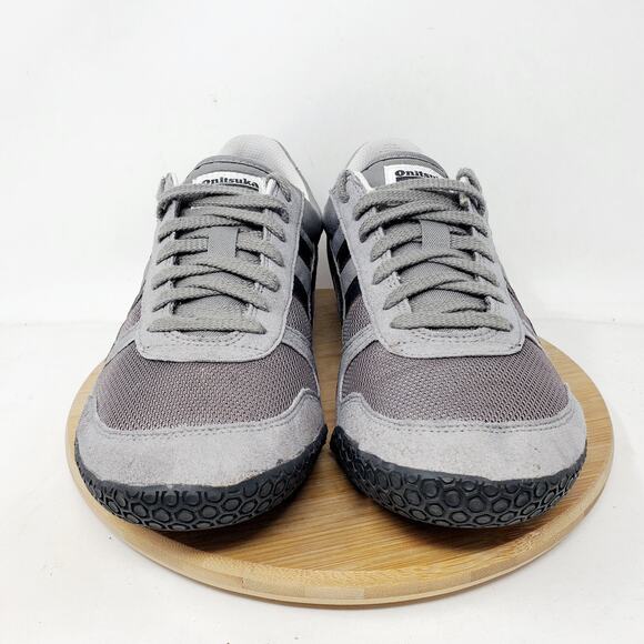 Onitsuka Tiger Shoes Womens 9 Ultimate 81 Grey Black Retro Sneaker - Picture 3 of 16